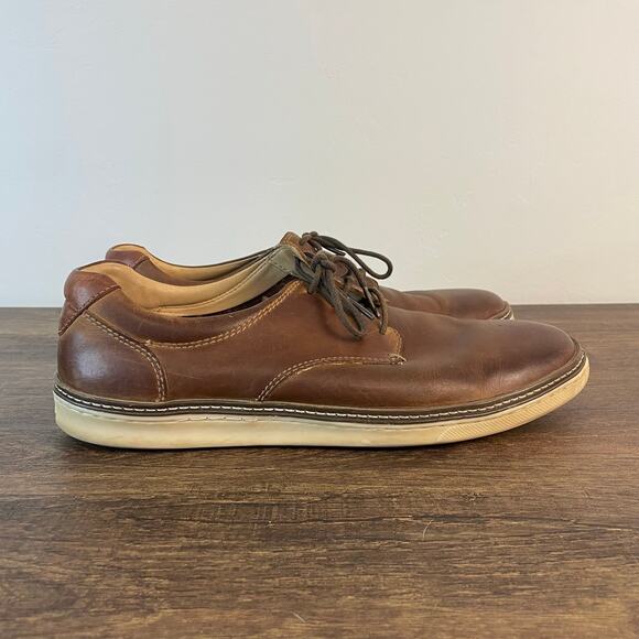Johnston & Murphy J&M Sheepskin Leather Oxford Shoes Brown Lace Up Men’s 10.5M - Picture 10 of 10